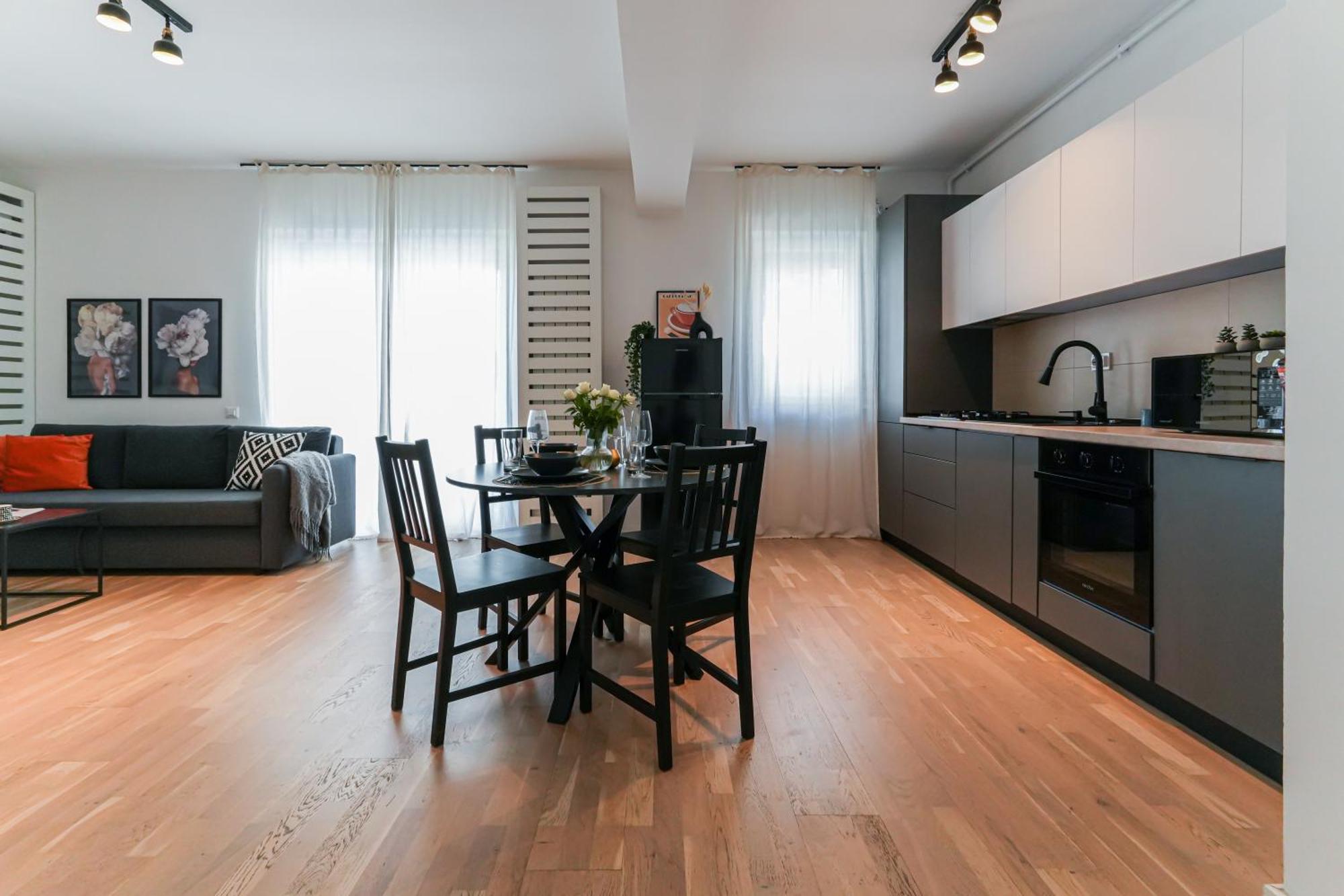 Maria - Modern Apartment With Parking And Workspace Bukarest Eksteriør billede
