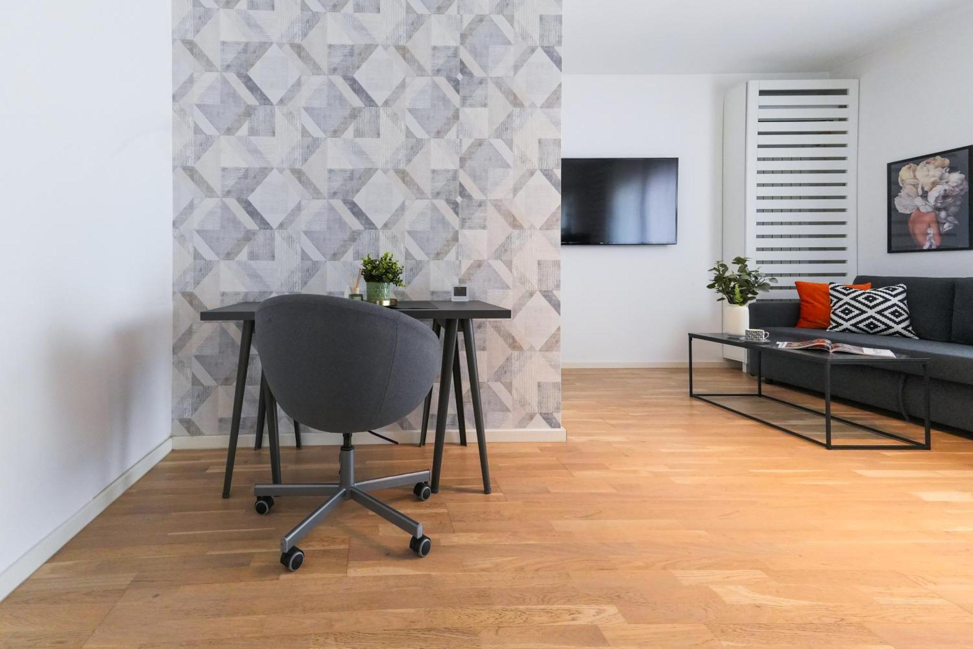 Maria - Modern Apartment With Parking And Workspace Bukarest Eksteriør billede